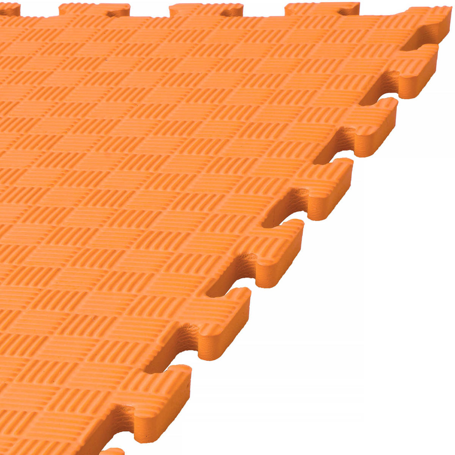 Foam floor puzzle mat 1,5cm (100x100cm) - Orange