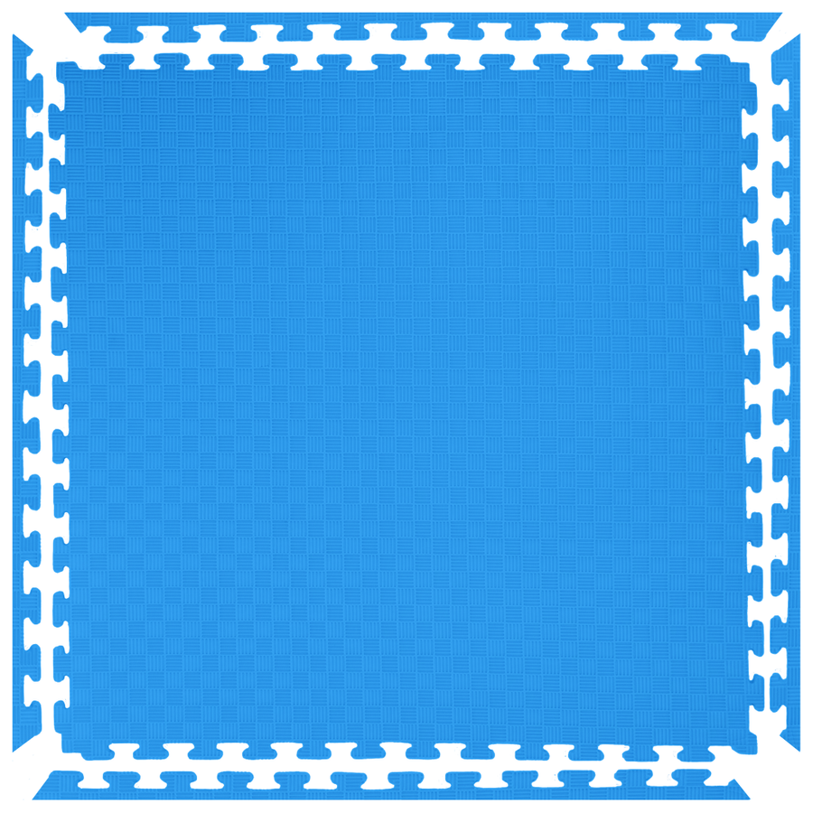 Mata piankowa puzzle PRO 1,5cm (100x100cm) - Niebieski