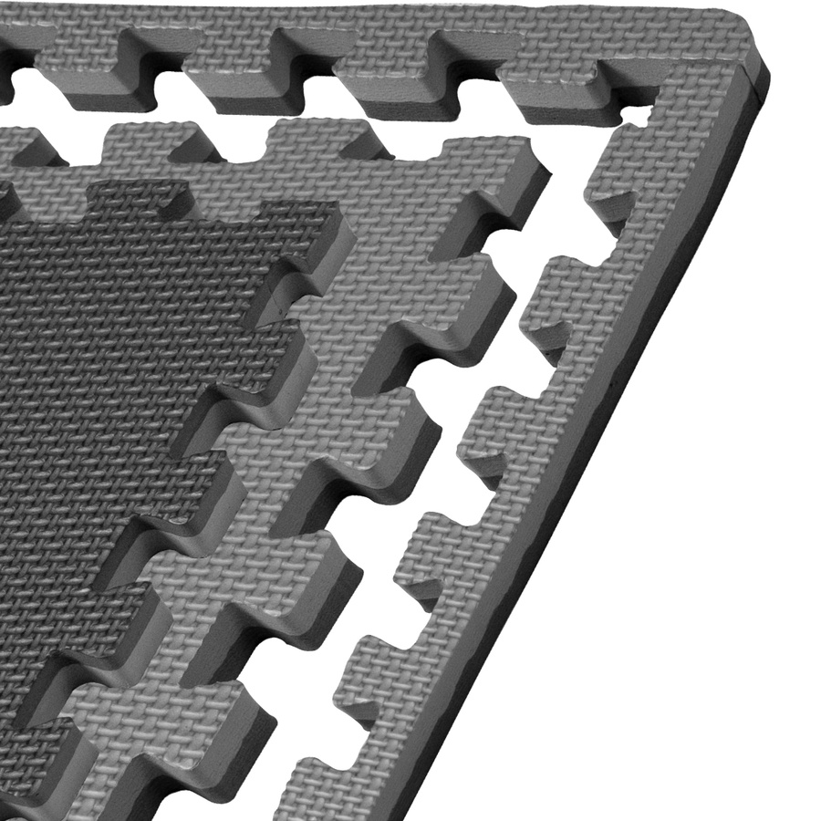 Foam floor puzzle mat 2cm (60x60cm) - Grey - Graphite