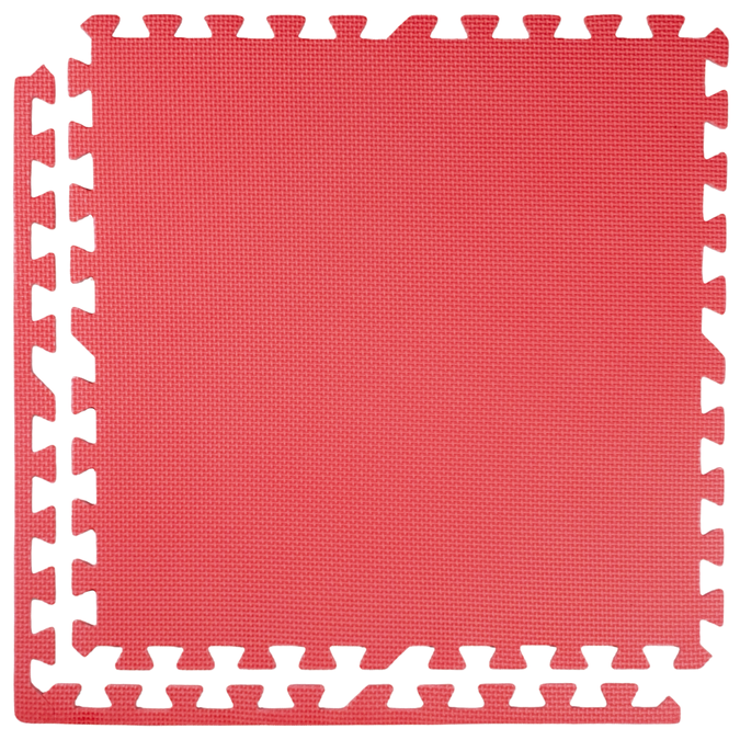 Mata puzzle 1cm (60x60cm) - Czerwony