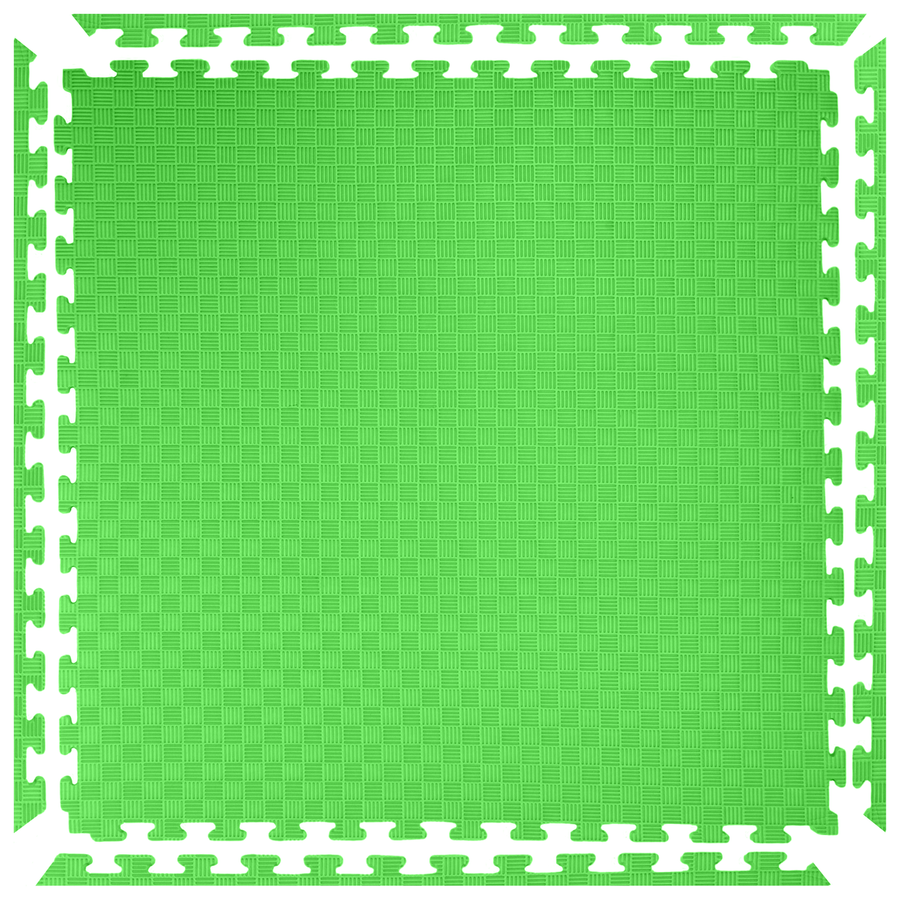 Mata puzzle 1,5cm (100x100cm) - Zielony